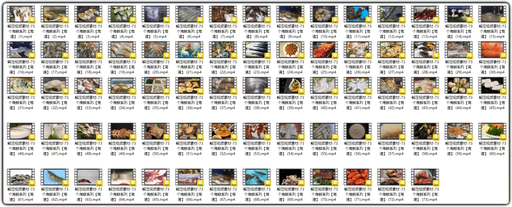 图片[2]-73个海鲜系列：高清解压视频素材完整合集 - 搜源站-搜源站