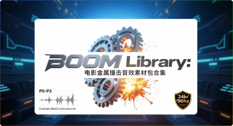 BOOM Library：电影金属撞击音效素材包[6.9GB] - 搜源站-搜源站