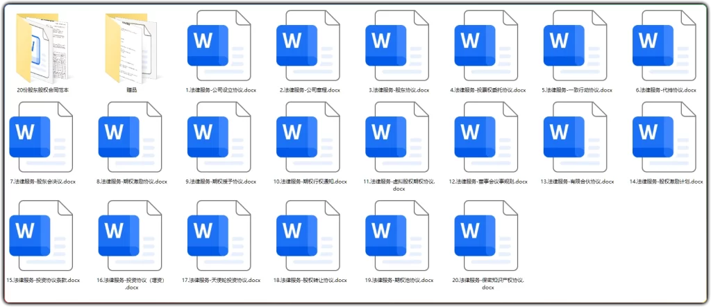 图片[3]-4000+套各类合同协议模板合集：word 电子版可编辑打印 - 搜源站-搜源站