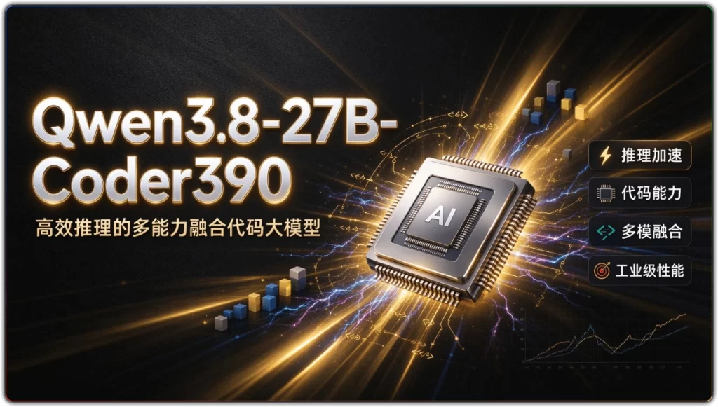 Qwen3.8-27B-Coder390 模型 | 高效推理的多能力融合代码大模型-搜源站