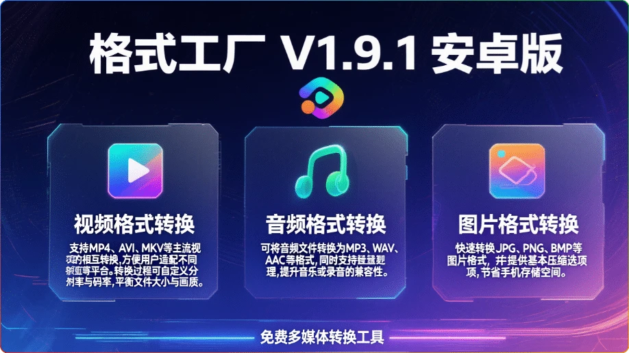 图片[1]-格式工厂 V1.9.1 安卓版：免费多媒体转换工具 - 搜源站-搜源站