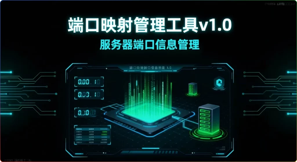 图片[1]-端口映射管理工具v1.0：服务器端口信息管理 - 搜源站-搜源站
